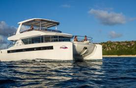 Moorings 464PC cruising in the British Virgin Islands